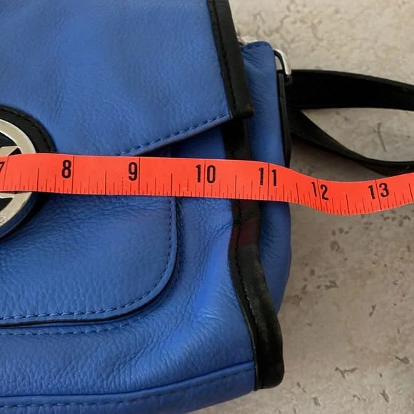 Michael Kors Black and Blue Crossbody Bag - Picture 8 of 14